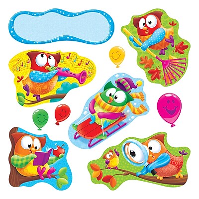 Trend Enterprises Bulletin Board Set Owl Stars! Characters