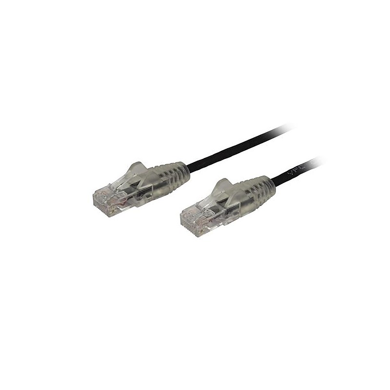 StarTech 3' Snagless Gigabit Ethernet Cable, Black (N6PAT3BKS)