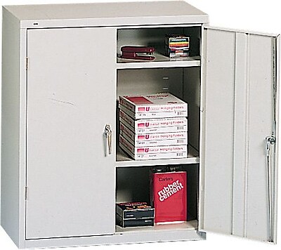 HON® Brigade® 3-Shelf Assembled Storage Cabinets, 18"D | Staples®