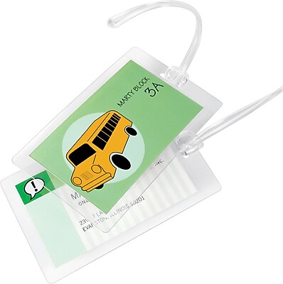 luggage tag loops staples