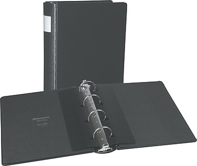 Wilson Jones® 4-Ring Legal-Size Binder, 2in., Black