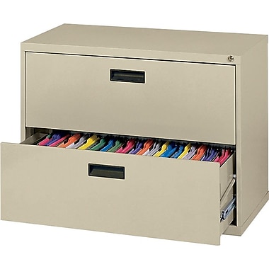 MBI 400S Series 2 Drawer Lateral File, Putty/Beige,Letter/Legal,