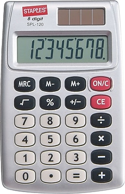 Staples SPL 120 CC 8 Digit Display Calculator