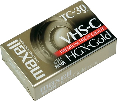 Maxell TC 30 VHS C Camcorder Tape