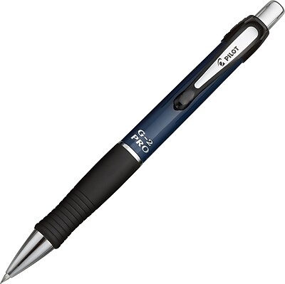 Pilot G2 Pro Gel Ink Roller Pen Fine Point Blue Barrel Black Ink 31096