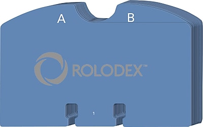 Rolodex A Z Card File Index Tabs 2 1 4 x 4 24 Pack