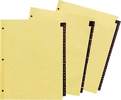 Avery Leather Preprinted Dividers Jan Dec Tab Red Leather 8 1 2 x 11 1 St