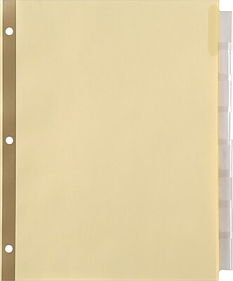 Avery R WorkSaver R Big Tab TM Insertable Dividers 11112 8 Tab Set