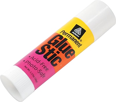 Avery Permanent Glue Stic Clear 1.27 oz.