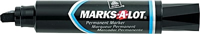 Avery Marks A Lot Permanent Marker Jumbo Chisel Tip Black Each