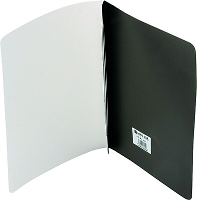 ACCO ACCOHIDE Frosted Front Report Cover Black 8 1 2 x 11