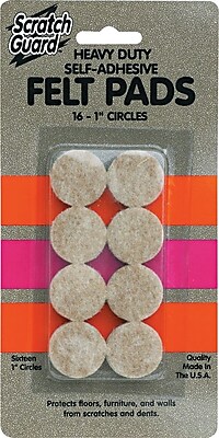 Master Caster Surface Protectors Beige Felt