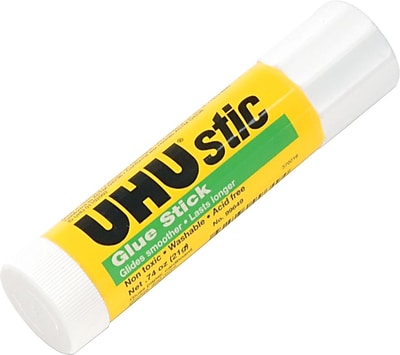 Saunders UHU Glue Stick Clear 0.74 oz.