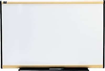 Quartet Prestige Total Erase Whiteboard 3 x 2 Light Maple Finish Frame Writing Grid TE543MA