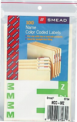 Alphabetical Character Labels M And Z Light Green
