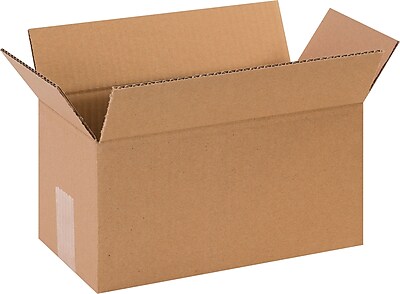 12''x6''x6'' Staples Corrugated Shipping Box, 25/Bundle (PRA0045