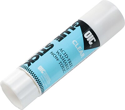 OIC Medium Clear Glue Stick Clear .74 oz.