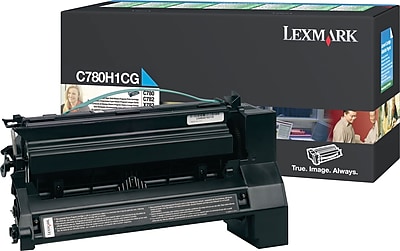 Lexmark Cyan Toner Cartridge C780H1CG High Yield Return Program