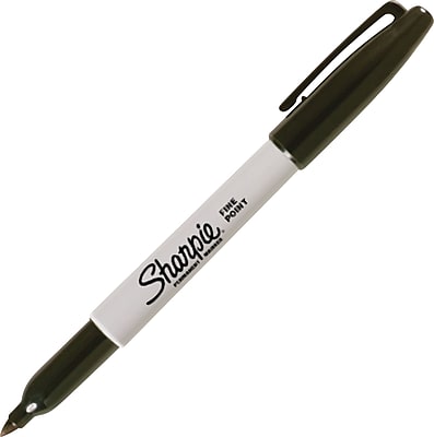 Sharpie Permanent Markers Fine Tip Black 30051