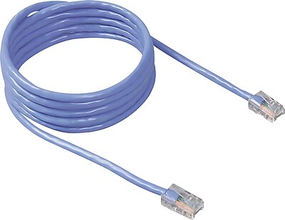 Belkin 3 CAT5e Snagless Molded Patch Cable Blue