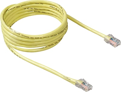 Belkin 3 CAT5e Patch Cable Yellow