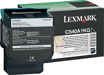 Lexmark Black Toner Cartridge C540A1KG Return Program