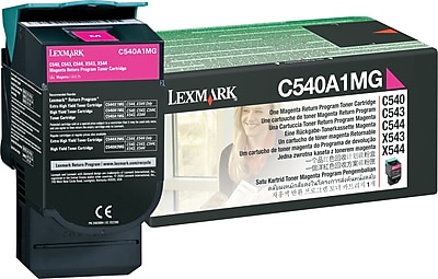 Lexmark Magenta Toner Cartridge C540A1MG Return Program
