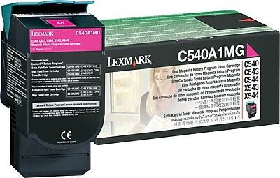 Lexmark Magenta Toner Cartridge C540A1MG Return Program