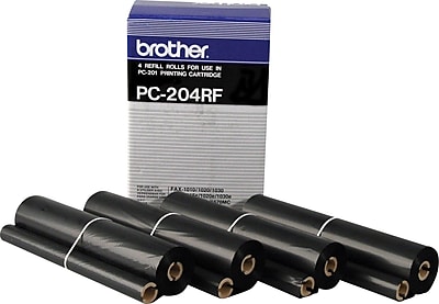 Brother PC 204RF Fax Refill Rolls 4 Pack
