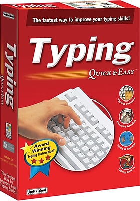 Individual Software Typing Quick Easy 17 for Windows 1 User [Boxed]