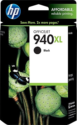 HP 940XL Black Ink Cartridge C4906AN High Yield