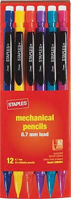 Staples Mechanical Pencils 0.7mm Dozen