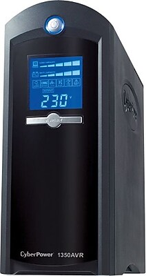 CyberPower CP1350AVRLCD 1350VA 810W UPS Mini-Tower Battery Backup ...