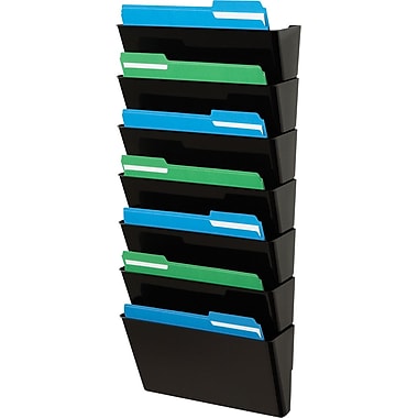 Staples Stackable DocuPocket Wall Files 7 Pockets