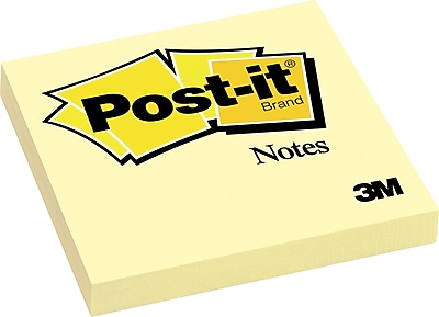 Post it Notes 3 x 3 Canary Yellow 1 Pk