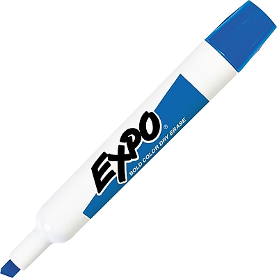 Sanford Expo Original Dry Erase Markers Chisel Tip Blue