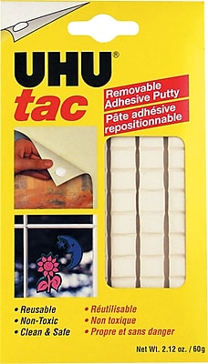 UHU Tac Adhesive Putty 80 pads 2.1 oz. 60g Wallet