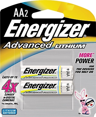 Energizer Advanced Lithium Batteries AA 2 Pack