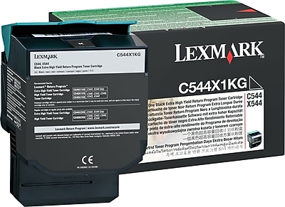 Lexmark Black Toner Cartridge C544X1KG Extra High Yield Return Program