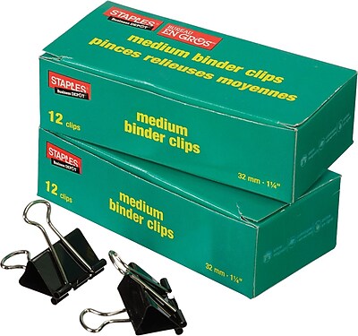 staples binder clips