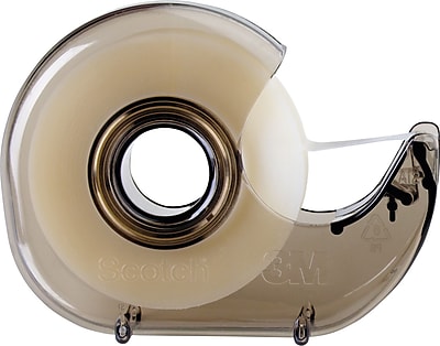 Scotch Handheld Tape Dispenser Smoke Color Acrylic 1 Core 1 Pk