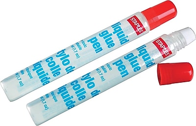 Staples Liquid Glue Pens 2 Pack 10451