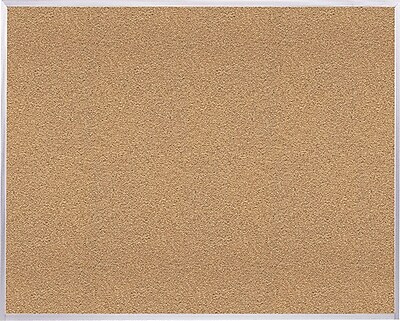 Ghent Traditional Natural Corkboard Aluminum Frame 8 W x 4 H