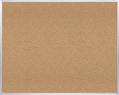 Ghent Traditional Natural Corkboard Aluminum Frame 8 W x 4 H