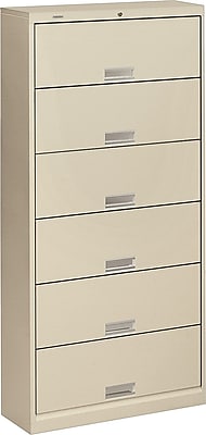 HON 600 Series Drawer Lateral File Putty Beige Letter 36 W HON626LL.COM