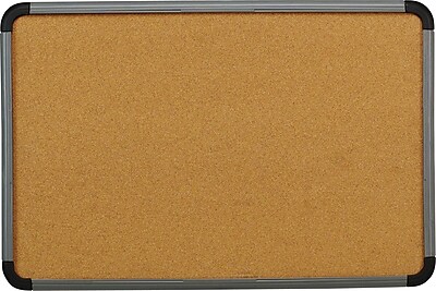 Cork Board Blow Mold Frame 48 x 36 Charcoal
