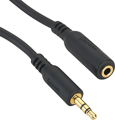 Staples 6 Mini Stereo Extension Cable 3.5mm