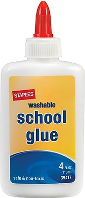 Staples School Glue, 4 oz., Each (39417)