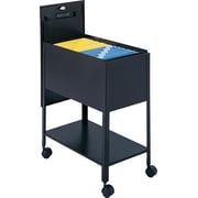 Safco® 1-Drawer Locking Mobile Pedestal File Cabinet, Black, Letter (SAF5364BL) | Staples®