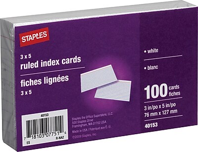 Staples® Ruled 3